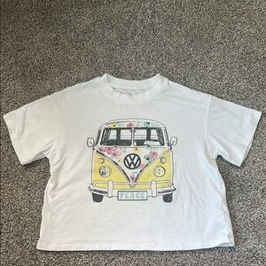 Kids White Graphic T-Shirt